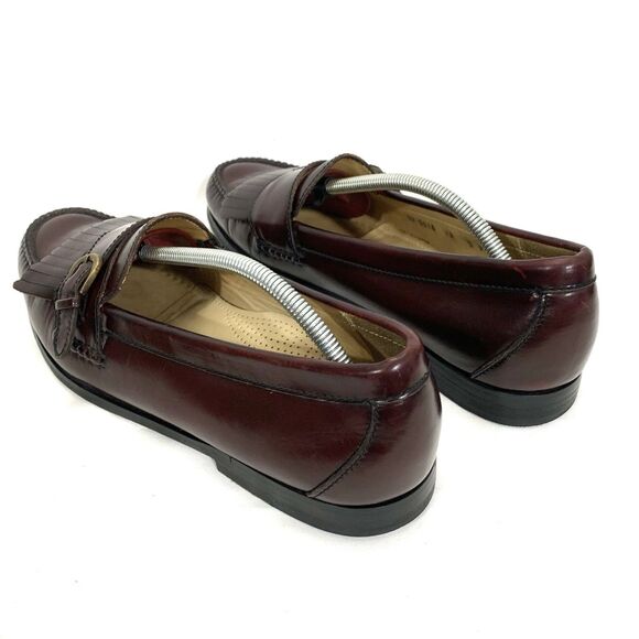 Cole Haan Pinch Shoes Loafers Buckle Kiltie Round Toe Comfort Burgundy Mens 12 D main image 11